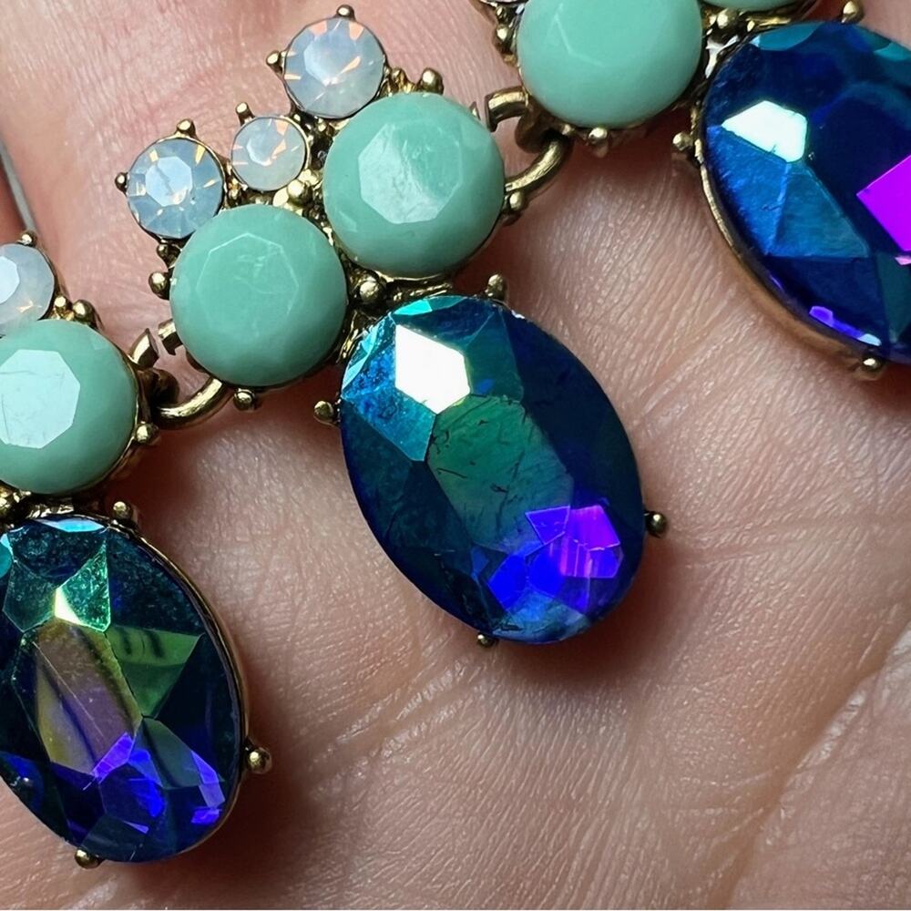 J. Crew | Iridescent Rhinestone Statement Necklace - Picture 12 of 14